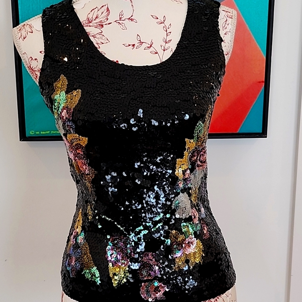 Sequined Tank by Michelle Nicole